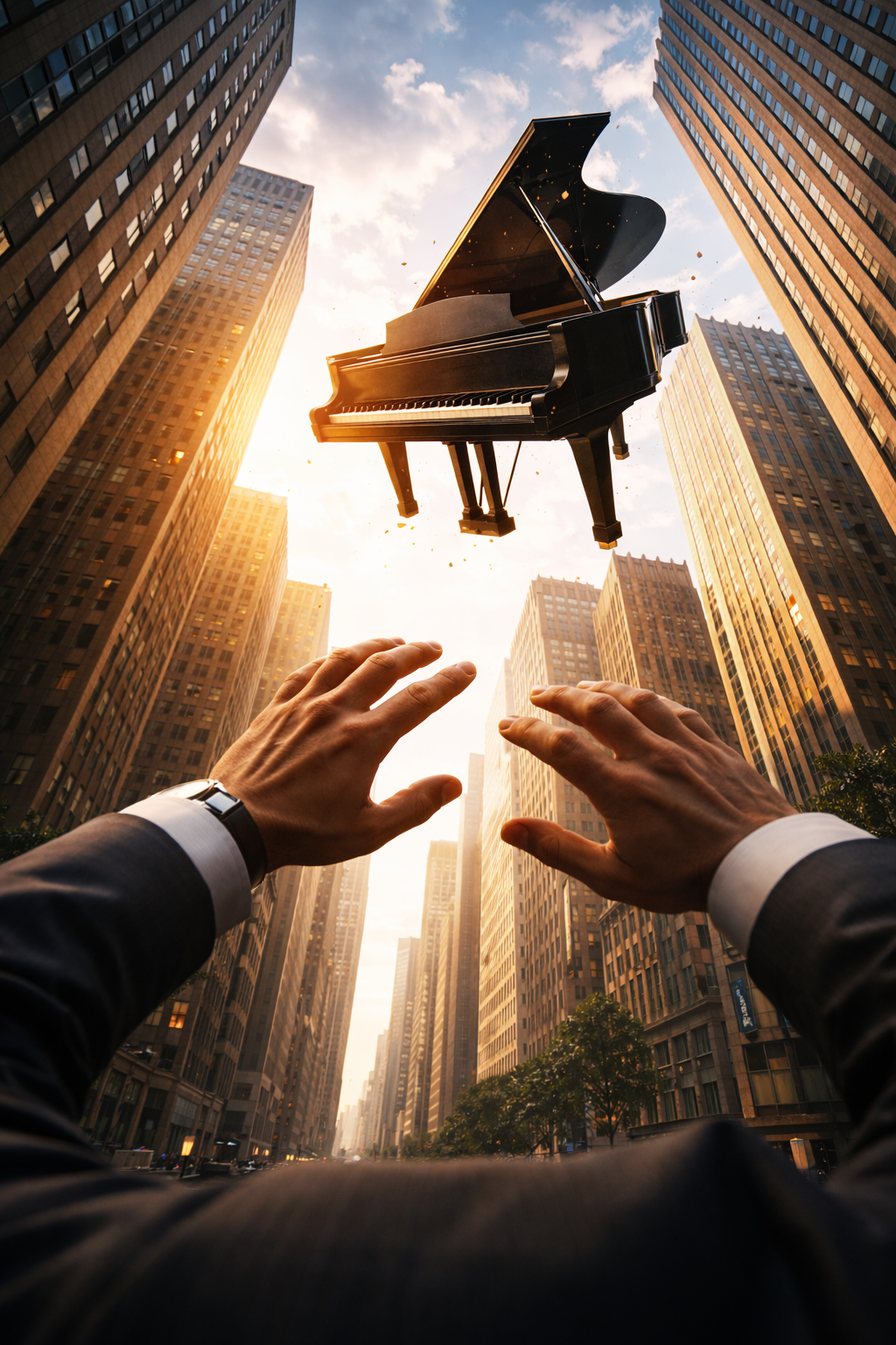 ¿Estamos escuchando el piano caer?